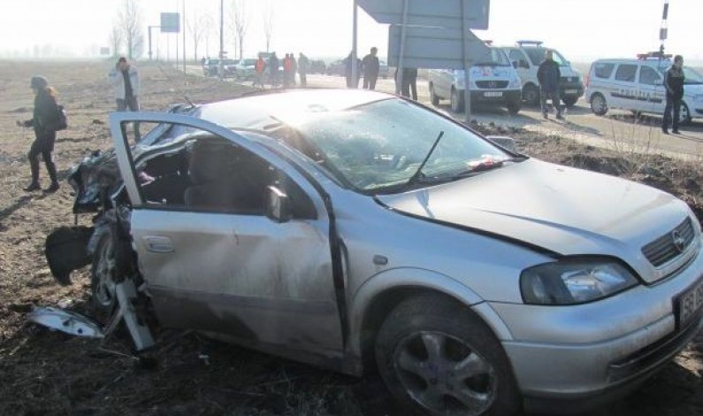 Accident grav soldat cu un mort şi doi răniţi, pe drumul dintre Sibiu şi Ocna Sibiului