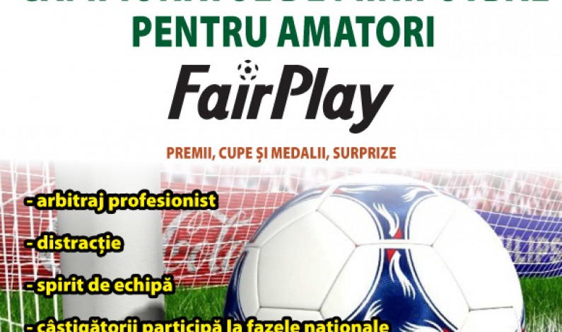 Campionatului de minifotbal “FairPlay” debutează în 15 Septembrie la Sibiu